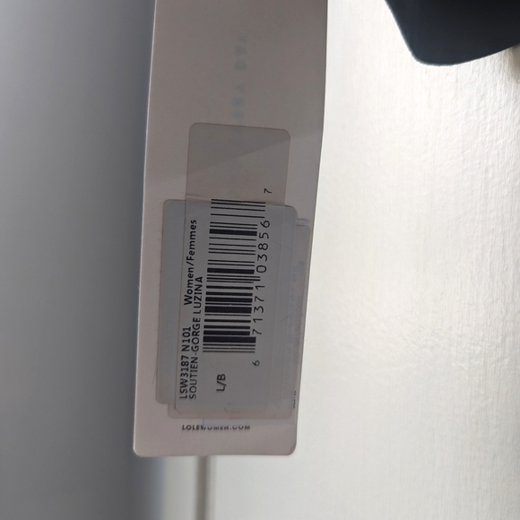 NWT Lole Black Sports Bra - Picture 6 of 6